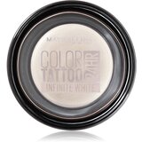 Maybelline color tattoo 24H kremasto sjenilo za oči 4 g nijansa 45 infinite white | shoptok.hr