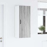 vidaXL Stenska kuhinjska omarica s polico Siva Sonoma 40 x 31 x 100 cm | Shoptok.si