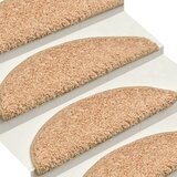  Prostirke za stepenice 15 kom 56x17x3 cm zlatne poluokrugle | shoptok.hr