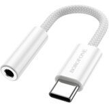 Borofone adapter BV15 Avdio - tip C na 3,5 mm priključek - srebrni (DAC) | Shoptok.si