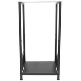  Stalak za drva 39x35x76 cm, crne boje | Eponuda.com