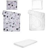  Posteljina set 5 elemenata za krevet 160x80 cm uzorak-30 | shoptok.hr