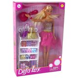  Lutka Lucy, ružičasta šljokicasta haljina, set cipela | shoptok.hr