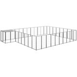  Kavez za pse crni 25,41 m² čelični | Eponuda.ba