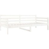  Dnevna postelja bela 90x190 cm trdna borovina, (20684275) | Shoptok.si