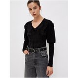 Liu Jo Black Women's Patterned Blouse with Balloon Sleeves - Women