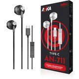 Stereo SLUSALICE AN-711 TYPE-C SA PONISTAVANJEM BUKE CRNE | Eponuda.ba