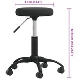  Stolica za masažu baršunasto crna | shoptok.hr