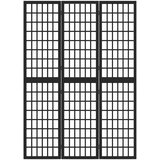  Sklopiva sobna pregrada 3 panela japanski stil 120x170 cm crna | Eponuda.ba