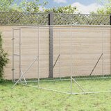 Vanjski kavez za pse srebrni 4 x 8 x 2 m od pocinčanog čelika | shoptok.hr
