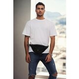 Dewberry 72422 Unisex 2 Compartment Shoulder and Waist Bag-BLACK | ePonuda.com
