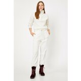 Koton Women's White Tie Waist Trousers | Shoptok.si