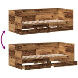 vidaXL Dnevni krevet s ladicama Staro drvo Konstruirano drvo 90 x 190 cm | shoptok.hr