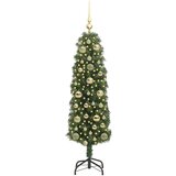 vidaXL Umestno božično drevo Zelena 150 cm PVC in Jeklo in Plastika | Shoptok.si
