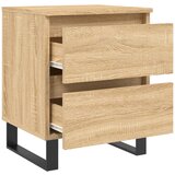  Noćni ormarići 2 kom boja hrasta 40x35x50 cm konstruirano drvo | Eponuda.com