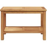  Kava Stol s pohranom Smeđa 70 x 40 x 45 cm Čvrsto teak drvo | shoptok.hr