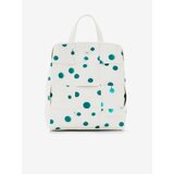 Desigual Green and White Women's Patterned Backpack New Splatter Sumy Mini - Women | Shoptok.si