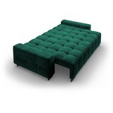 Cosmopolitan Design Zelena baršunasti sklopiva/s prostorom za odlaganje sofa 250 cm Wicklow – | shoptok.hr