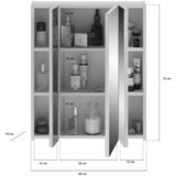 MID.YOU Omara Z Ogledalom Linus, Bela | Shoptok.si