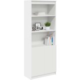 vidaXL Visoka omara bela 70x35x180 cm inženirski les | Shoptok.si