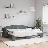  Dnevni krevet na razvlačenje tamnosivi 80 x 200 cm od tkanine | shoptok.hr
