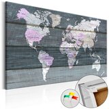  Slika na plutenoj podlozi - Journey through the World [Cork Map] 120x80 Cijene