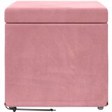  Stolica Ružičasta 41 x 41 x 40 cm Svileni i Fino Radeći Drvo - Ružičasta 40 cm Baršun | shoptok.hr