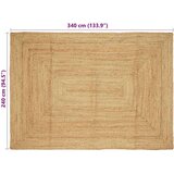 vidaXL Tepih Bež 240 x 340 cm Juta | shoptok.hr