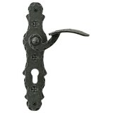 PORTAFERM Garnitura za sobna vrata (Debelina vrat: 32 mm - 60 mm, Kovano železo, Varovana ključavnica) | Shoptok.si