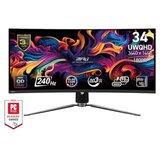 MSI Zaslon MPG 341CQPX QD-OLED 34.18" / UWQHD / 240Hz / 0,03ms (GTG) / Ukrivljen (črn) | Shoptok.si