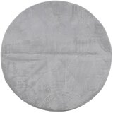  Tepih IZA kratkih vlakana skandinavski izgled sivi Ø 100 cm | shoptok.hr