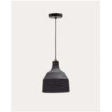 Kave Home Crna viseća svjetiljka s drvenim sjenilom ø 21 cm Amire – | shoptok.hr