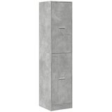 Ormarić za lijekove boja betona 40x41x174,5cm konstruirano drvo | shoptok.hr