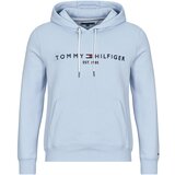 Tommy Hilfiger Puloverji TOMMY LOGO HOODY Modra Cene