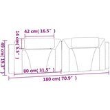  Vzglavna stranica kapučino 180 cm umetno usnje, (21242874) | Shoptok.si