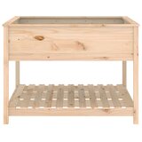 Sadilica s policom 111,5x111,5x81 cm od masivne borovine | Eponuda.ba