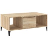  Klubska mizica sonoma hrast 90x50x36,5 cm inženirski les | Shoptok.si