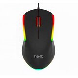 Havit Optički miš HV-MS839, USB, RGB osvjetljenje, crni | shoptok.hr