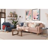 Atelier Del Sofa Trosed Robin Extra 3, 220x84x87cm, Svijetlo roza | Eponuda.ba