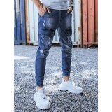 DStreet Blue UX3285 men's trousers | shoptok.hr