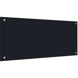 Kuhinjski zid 2 pcs Crna 90 x 40 cm Staklo otporno na udarce | shoptok.hr
