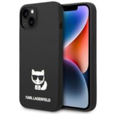 Karl Lagerfeld KLHCP14SSLCTBK za iPhone 14 6.1 črn silikonska zaščita - Choupette Body | Shoptok.si