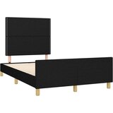  Okvir za krevet s uzglavljem crni 120 x 200 cm od tkanine | shoptok.hr