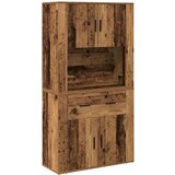 vidaXL Visoki ormarić stari drvo 80x33x150 cm Umjetno drvo | shoptok.hr