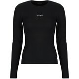 Guess STAR EMBRO LS CN RIB TOP Crna Cijene