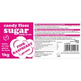 GSG24 Roza obarvan sladkor za sladko vato z okusom maline 1kg, (21831462) | Shoptok.si