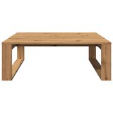  Stolić za kavu boja hrasta 100 x 100 x 35 cm konstruirano drvo | shoptok.hr