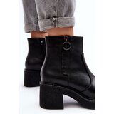Sergio Leone Women's Zipper Boots Black Romella | ePonuda.com