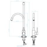 KUCHINOX Slavina za sudoper Navira Flex, krom/siva | shoptok.hr