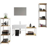 MID.YOU kopalnica bitila 100, bela, barva hrasta, 5-Delno | Shoptok.si